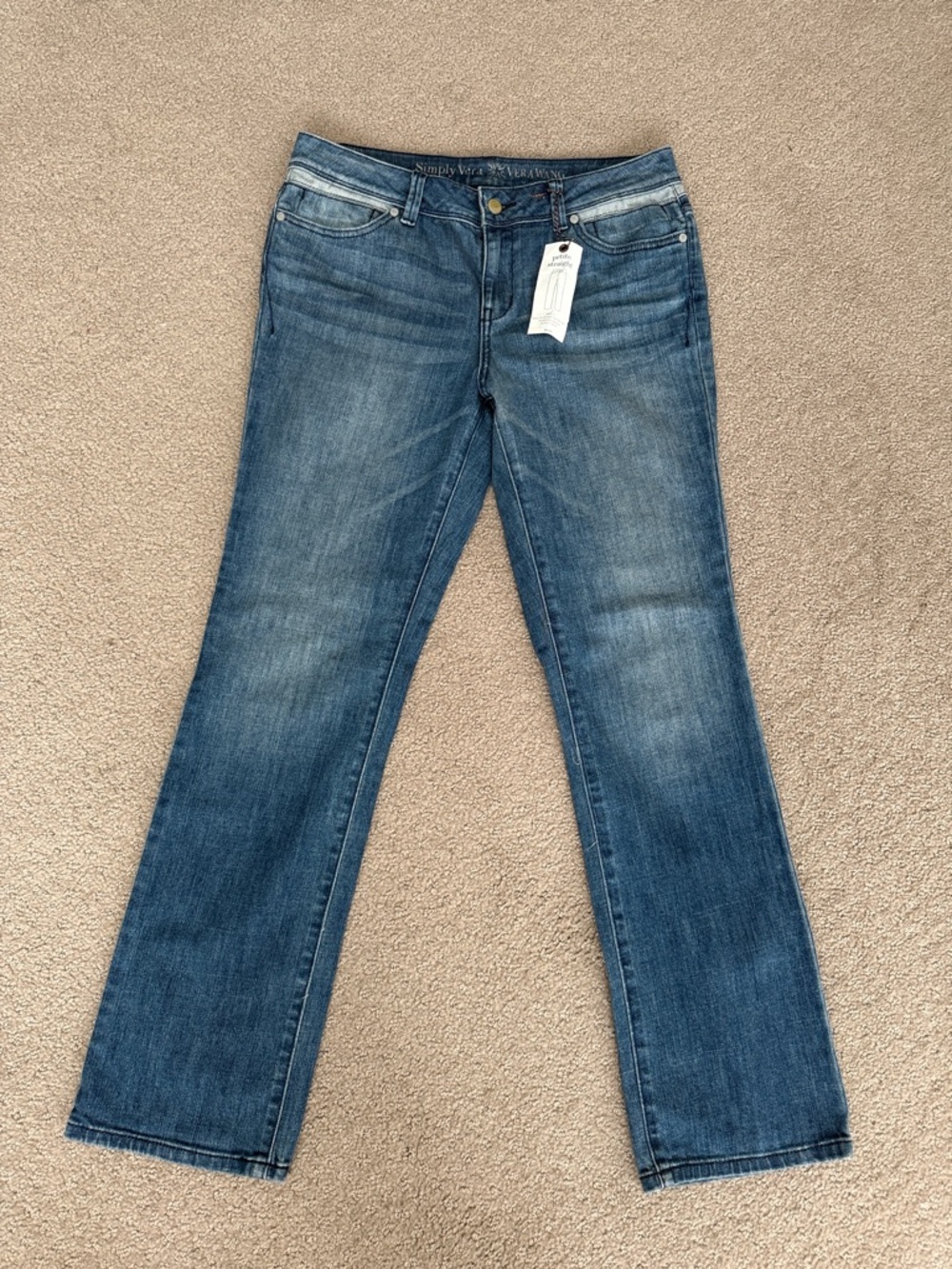 Vera Wang Women's Medium Blue Boot Cut Jeans